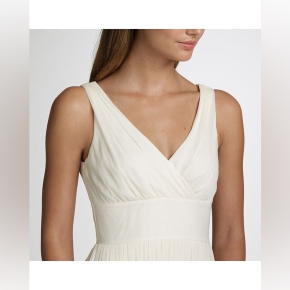 J. Crew Ivory White Long Sophia Gown Silk Dress - Picture 3 of 14